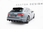 Maxton Parts - Heckspoiler Lippe passend für Audi A6 S-Line / S6 Avant C7 / C7 FL schwarz Hochglanz