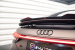 Maxton Parts - Heckspoiler Lippe passend für Audi e-Tron GT / RS GT RS Mk1 schwarz Hochglanz