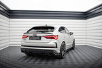 Maxton Parts - Heckspoiler Lippe passend für Audi RSQ3 / Q3 S-Line / Q3 Sportback F3 schwarz Hochglanz
