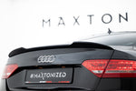 Maxton Parts - Heckspoiler Lippe passend für Audi S5 Coupe / A5 S-Line Coupe 8T / 8T FL schwarz Hochglanz