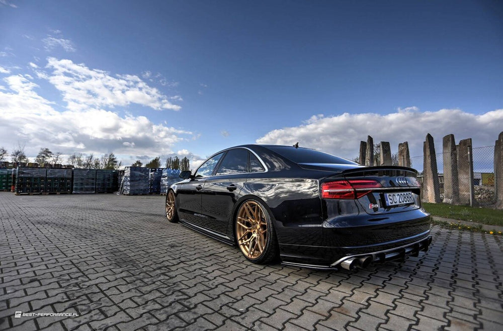 Maxton Parts - Heckspoiler Lippe passend für Audi S8 D4 FL schwarz Hochglanz