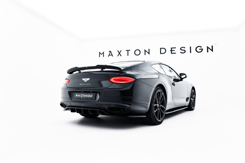 Maxton Parts - Heckspoiler Lippe passend für Bentley Continental GT Coupe Mk3 schwarz Hochglanz