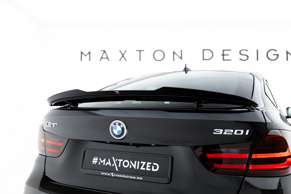 Maxton Parts - Heckspoiler Lippe passend für BMW 3er GT M-Paket F34 schwarz Hochglanz