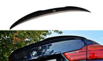 Maxton Parts - Heckspoiler Lippe passend für BMW 4er F32 M-Performance schwarz Hochglanz