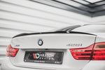 Maxton Parts - Heckspoiler Lippe passend für BMW 4er F32 schwarz Hochglanz