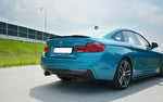 Maxton Parts - Heckspoiler Lippe passend für BMW 4er Gran Coupe Standard / M-Paket F36 / F36 FL schwarz Hochglanz