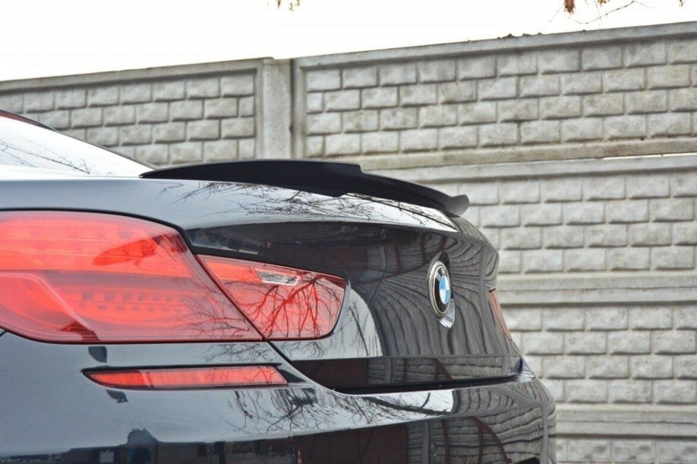 Maxton Parts - Heckspoiler Lippe passend für BMW 6er Gran Coupe M Paket schwarz Hochglanz