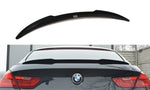 Maxton Parts - Heckspoiler Lippe passend für BMW 6er Gran Coupe M Paket schwarz Hochglanz