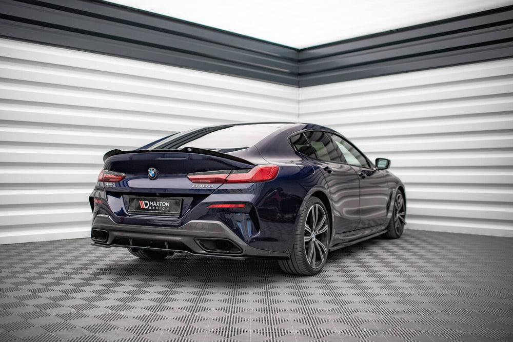 Maxton Parts - Heckspoiler Lippe passend für BMW 8 Gran Coupe M-Paket G16 schwarz Hochglanz