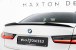 Maxton Parts - Heckspoiler Lippe passend für BMW M340i / 3 M-Paket / M3 Limousine G20 schwarz Hochglanz