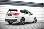 Maxton Parts - Heckspoiler Lippe passend für BMW X1 M-Paket F48 schwarz Hochglanz