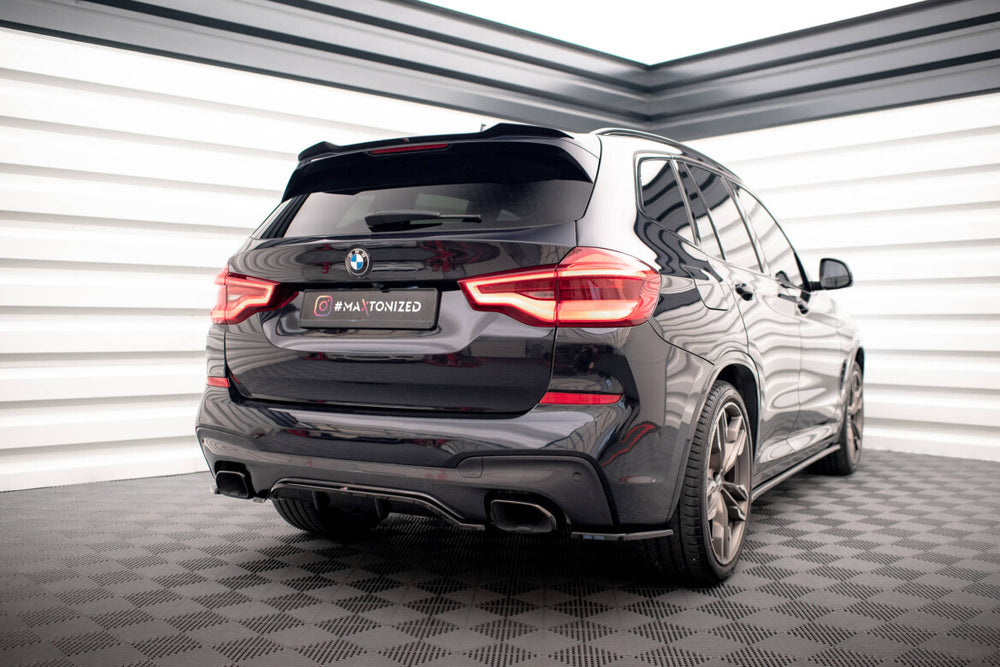 Maxton Parts - Heckspoiler Lippe passend für BMW X3 M40d / M40i / M-Paket G01 / iX3 G08 FL schwarz Hochglanz