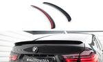 Maxton Parts - Heckspoiler Lippe passend für BMW X4 M Paket schwarz Hochglanz