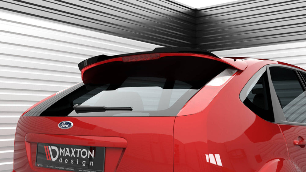Maxton Parts - Heckspoiler Lippe passend für Ford Focus ST Mk2 FL schwarz Hochglanz