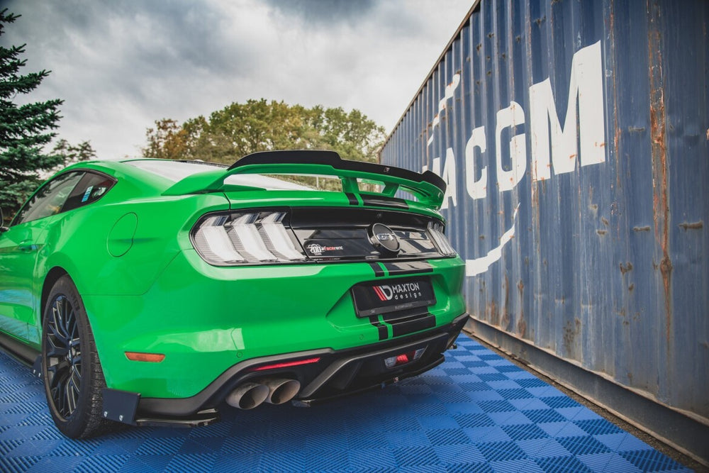 Maxton Parts - Heckspoiler Lippe passend für Ford Mustang GT Mk6 FL schwarz Hochglanz