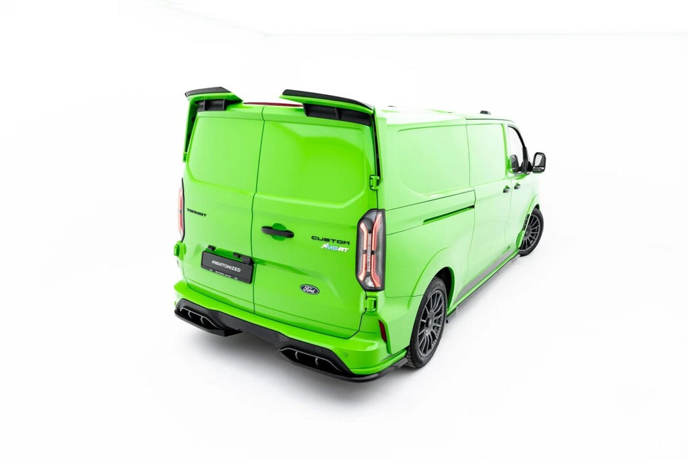 Maxton Parts - Heckspoiler Lippe passend für Ford Transit Custom MSRT Mk2 schwarz Hochglanz