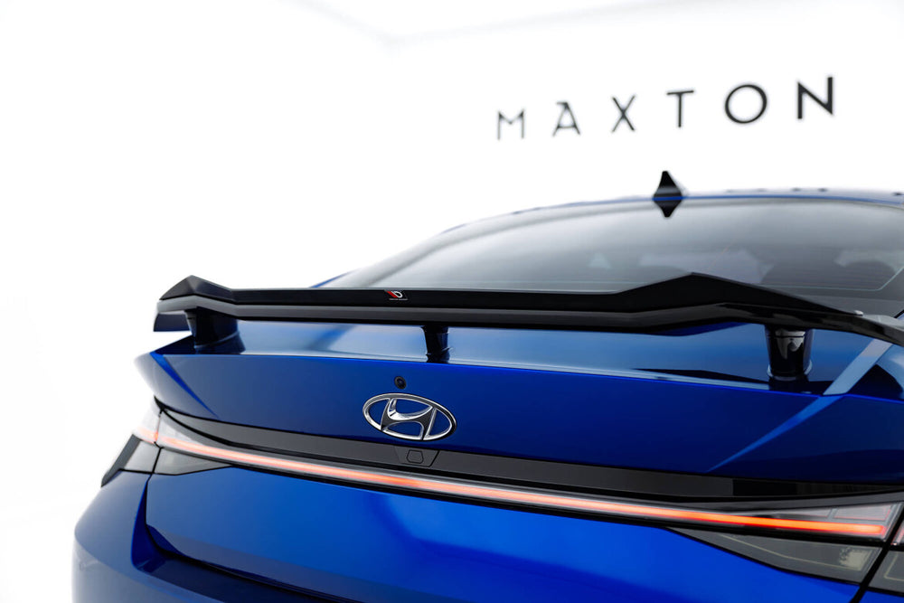 Maxton Parts - Heckspoiler Lippe passend für Hyundai Elantra N Mk7 schwarz Hochglanz