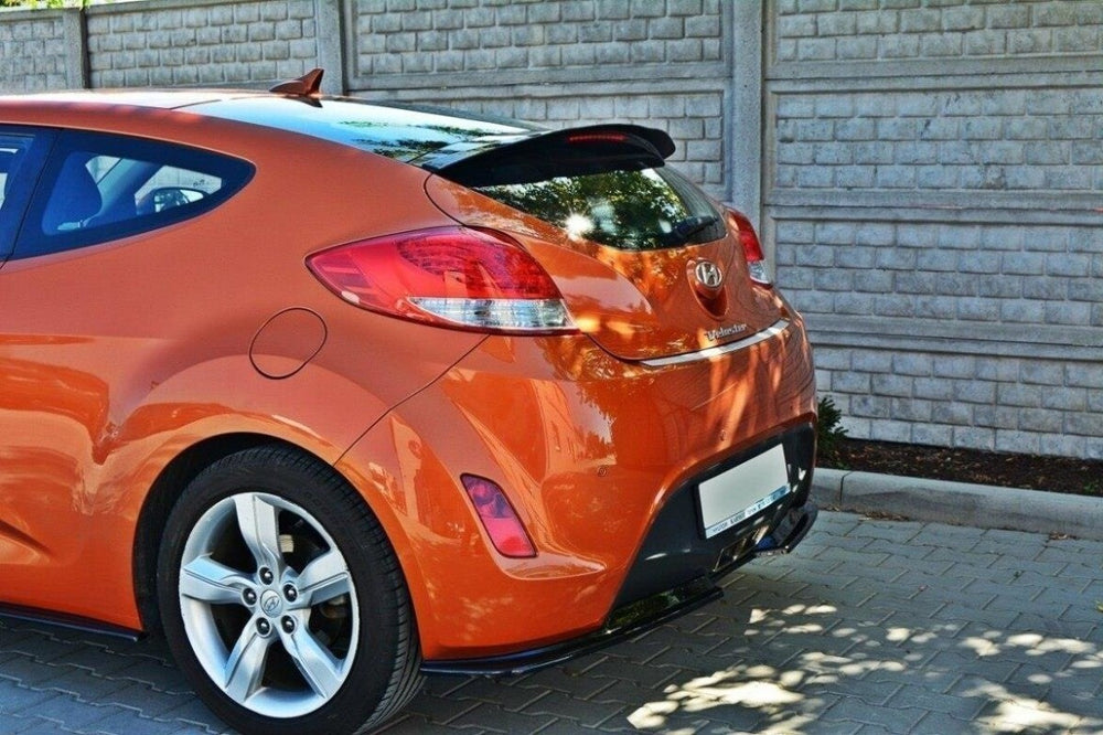 Maxton Parts - Heckspoiler Lippe passend für Hyundai Veloster schwarz Hochglanz