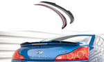 Maxton Parts - Heckspoiler Lippe passend für Infiniti G37 Coupe schwarz Hochglanz