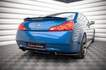 Maxton Parts - Heckspoiler Lippe passend für Infiniti G37 Coupe schwarz Hochglanz