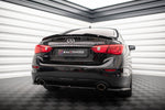 Maxton Parts - Heckspoiler Lippe passend für Infiniti Q50 S Mk1 schwarz Hochglanz