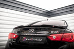 Maxton Parts - Heckspoiler Lippe passend für Infiniti Q50 S Mk1 schwarz Hochglanz