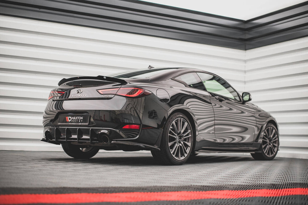 Maxton Parts - Heckspoiler Lippe passend für Infiniti Q60 S Mk2 schwarz matt
