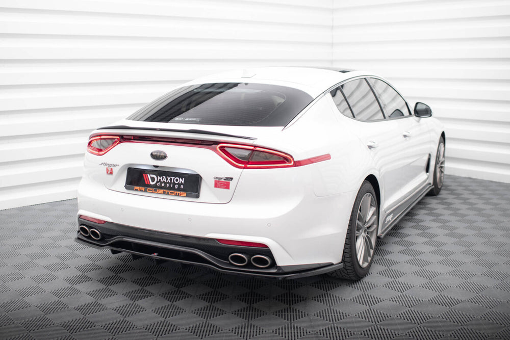 Maxton Parts - Heckspoiler Lippe passend für Kia Stinger GT / GT-Line / Standard Mk1 schwarz Hochglanz