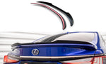 Maxton Parts - Heckspoiler Lippe passend für Lexus ES F Sport Mk7 schwarz Hochglanz