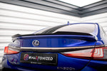 Maxton Parts - Heckspoiler Lippe passend für Lexus ES F Sport Mk7 schwarz Hochglanz
