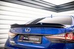 Maxton Parts - Heckspoiler Lippe passend für Lexus GS F Mk4 FL schwarz Hochglanz