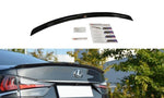 Maxton Parts - Heckspoiler Lippe passend für Lexus GS Mk4 FL T schwarz Hochglanz