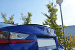 Maxton Parts - Heckspoiler Lippe passend für Lexus RC F schwarz Hochglanz