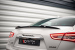 Maxton Parts - Heckspoiler Lippe passend für Maserati Ghibli Modena Mk3 FL schwarz Hochglanz