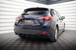 Maxton Parts - Heckspoiler Lippe passend für Mazda 3 BN (Mk3) schwarz Hochglanz