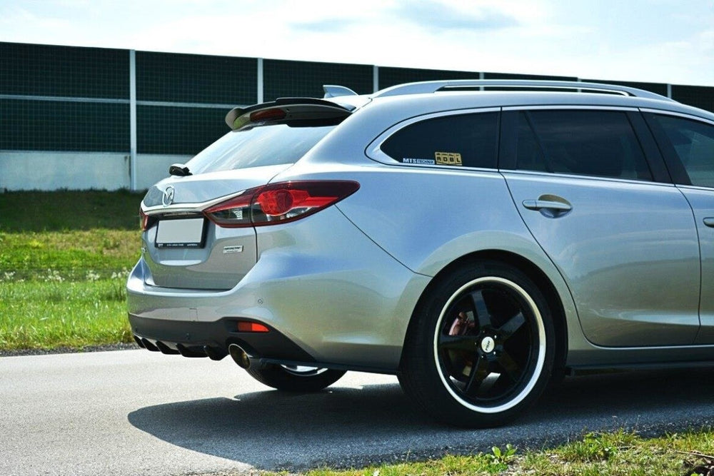 Maxton Parts - Heckspoiler Lippe passend für Mazda 6 GJ (Mk3) Wagon schwarz Hochglanz