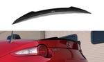 Maxton Parts - Heckspoiler Lippe passend für Mazda MX-5 ND (Mk4) schwarz Hochglanz