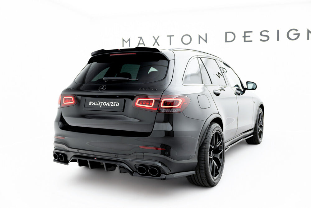 Maxton Parts - Heckspoiler Lippe passend für Mercedes-AMG GLC 43 SUV X253 FL schwarz Hochglanz