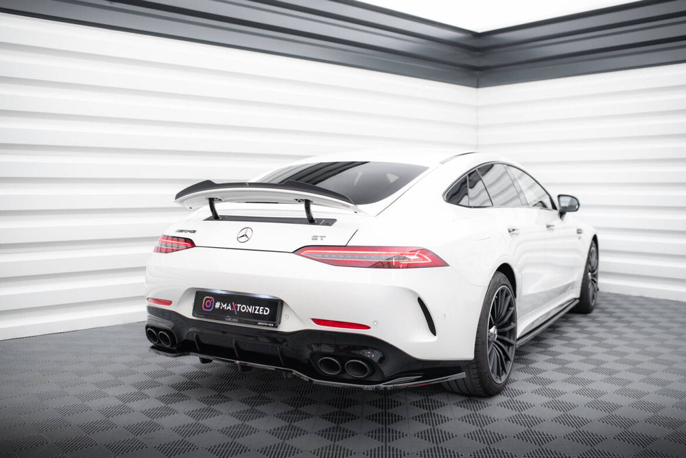 Maxton Parts - Heckspoiler Lippe passend für Mercedes-AMG GT 53 / 43 V8 Package 4 Door-Coupe X290 schwarz Hochglanz