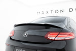 Maxton Parts - Heckspoiler Lippe passend für Mercedes- Benz C Coupe AMG-Line C205 schwarz Hochglanz