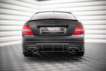 Maxton Parts - Heckspoiler Lippe passend für Mercedes C Limousine W204 / C Coupe C204 schwarz Hochglanz