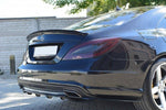 Maxton Parts - Heckspoiler Lippe passend für Mercedes CLS AMG Line / 63 AMG C218 schwarz Hochglanz