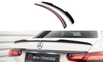 Maxton Parts - Heckspoiler Lippe passend für Mercedes E Limousine AMG-Line W213 FL schwarz Hochglanz