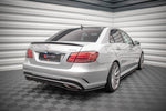 Maxton Parts - Heckspoiler Lippe passend für Mercedes E63 AMG / AMG-Line / Standard Limousine W212 FL schwarz Hochglanz