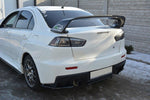Maxton Parts - Heckspoiler Lippe passend für Mitsubishi Lancer Evo X schwarz Hochglanz