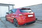 Maxton Parts - Heckspoiler Lippe passend für Peugeot 308 II GTI schwarz Hochglanz