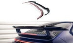 Maxton Parts - Heckspoiler Lippe passend für Porsche 911 Carrera Aero 992 schwarz Hochglanz