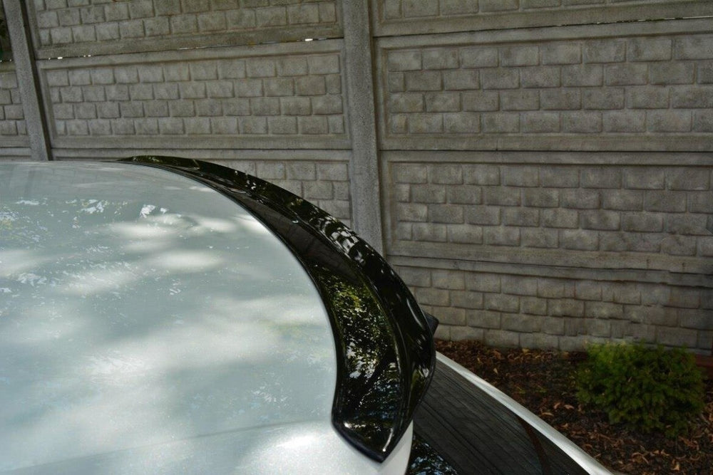 Maxton Parts - Heckspoiler Lippe passend für Renault Megane Hatchback MK4 schwarz Hochglanz