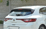 Maxton Parts - Heckspoiler Lippe passend für Renault Megane Hatchback MK4 schwarz Hochglanz