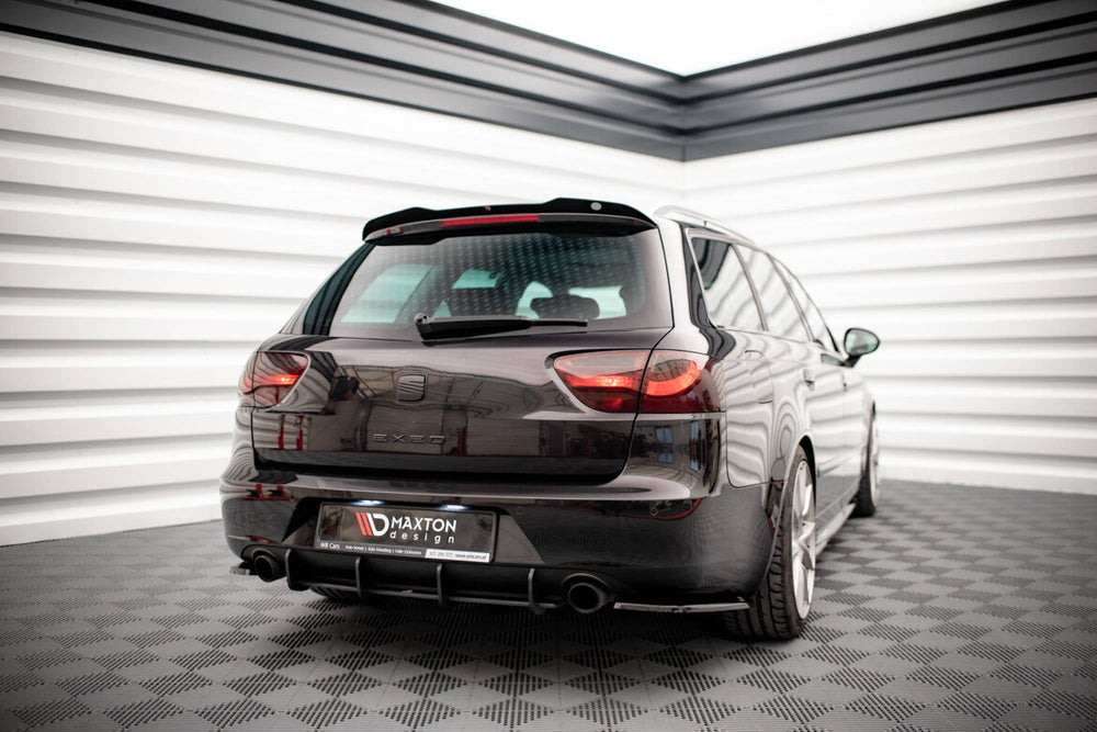 Maxton Parts - Heckspoiler Lippe passend für Seat Exeo ST schwarz Hochglanz